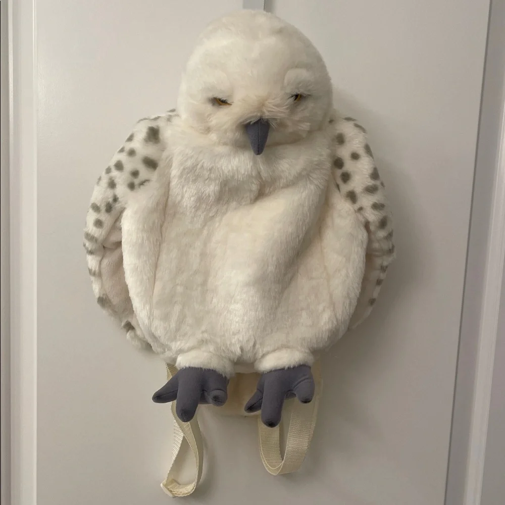 Harry Potter Cozy Owl Backpack - Cream and Gray
